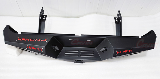 購入 ODMのジープJTのDリングLEDライトのための頑丈なオフロード リヤ バンパーの鋼鉄 online manufacture